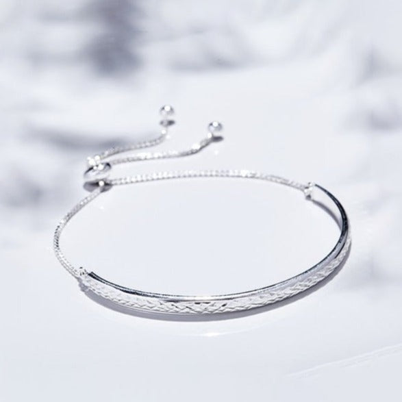 Silver Italian Sterling Silver Adjustable Bangle Bracelet