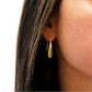 Gold Sterling Silver Waterdrop  Earrings On Ear
